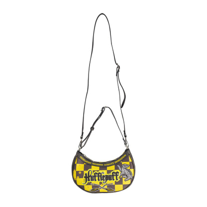 Fred Segal Harry Potter Checker Hufflepuff Shoulder Bag, Yellow