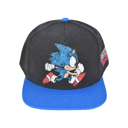 Concept One Girls Shadow The Hedgehog Baseball Cap, Kids Sonic Cotton Adjustable Snapback Hat with 3D Ears and Flat Brim