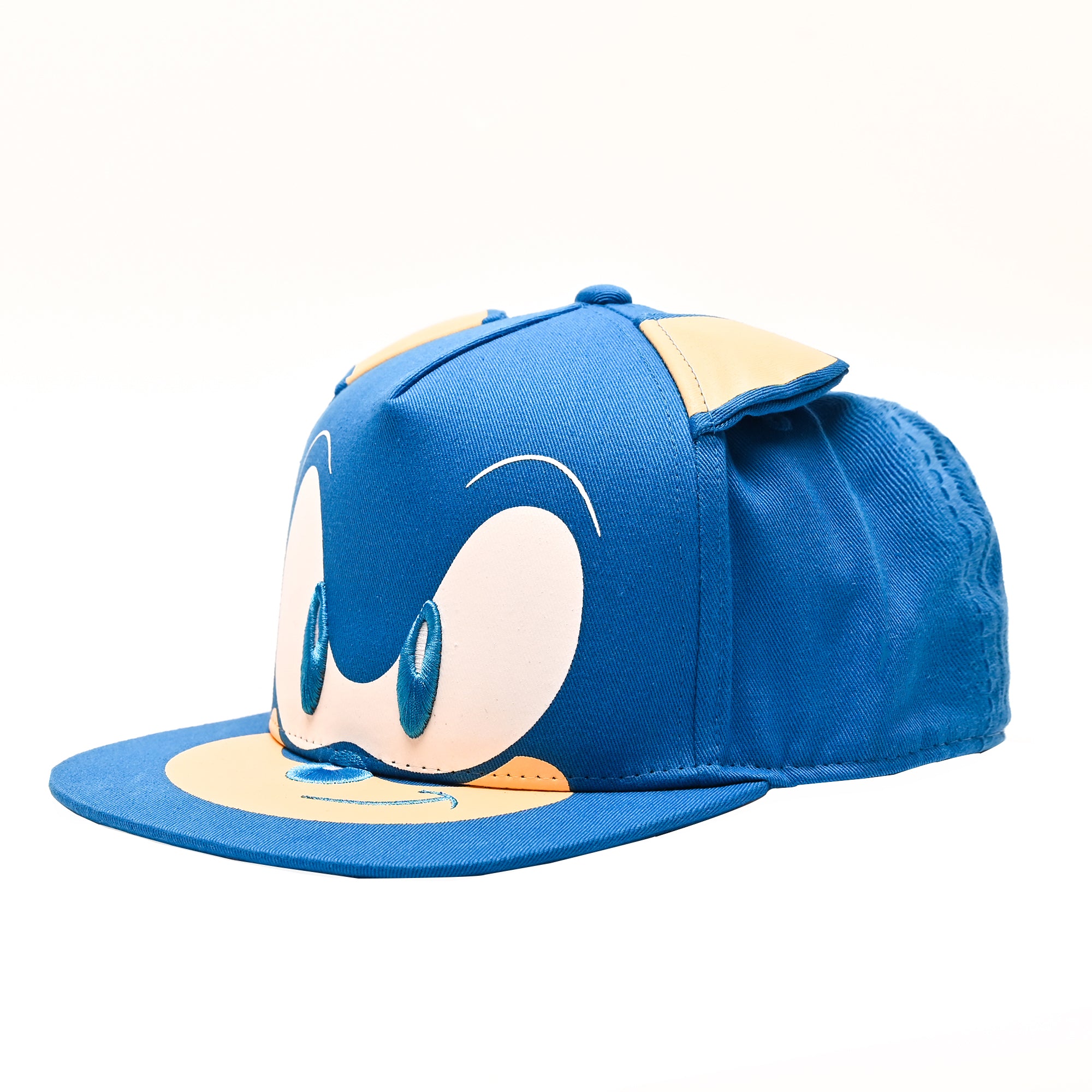 Concept One Girls Shadow The Hedgehog Baseball Cap, Kids Sonic Cotton Adjustable Snapback Hat with 3D Ears and Flat Brim