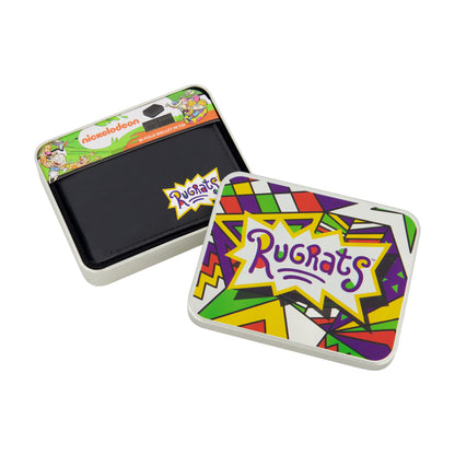 Nickelodeon RUGRATS LOGO  Bifold Wallet, Slim Wallet with Decorative Tin Unisex