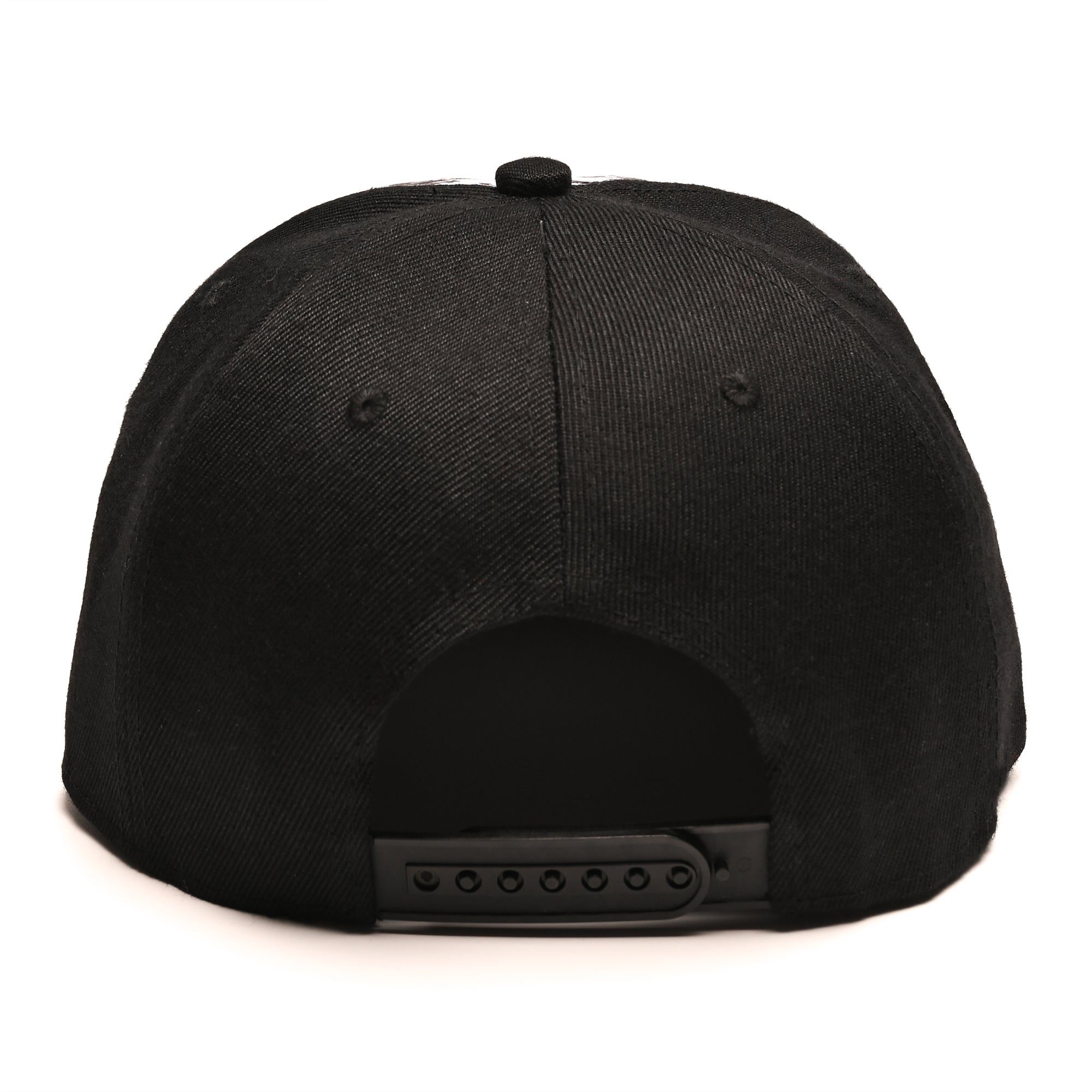 Disney mens Star Wars Embroidered Logo and Stormtrooper All Over Adjustable Snapback Baseball Hat with Flat Brim Black White One Size, Black, One Size US