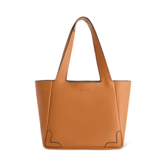 Fred Segal leather tote bag, Tan