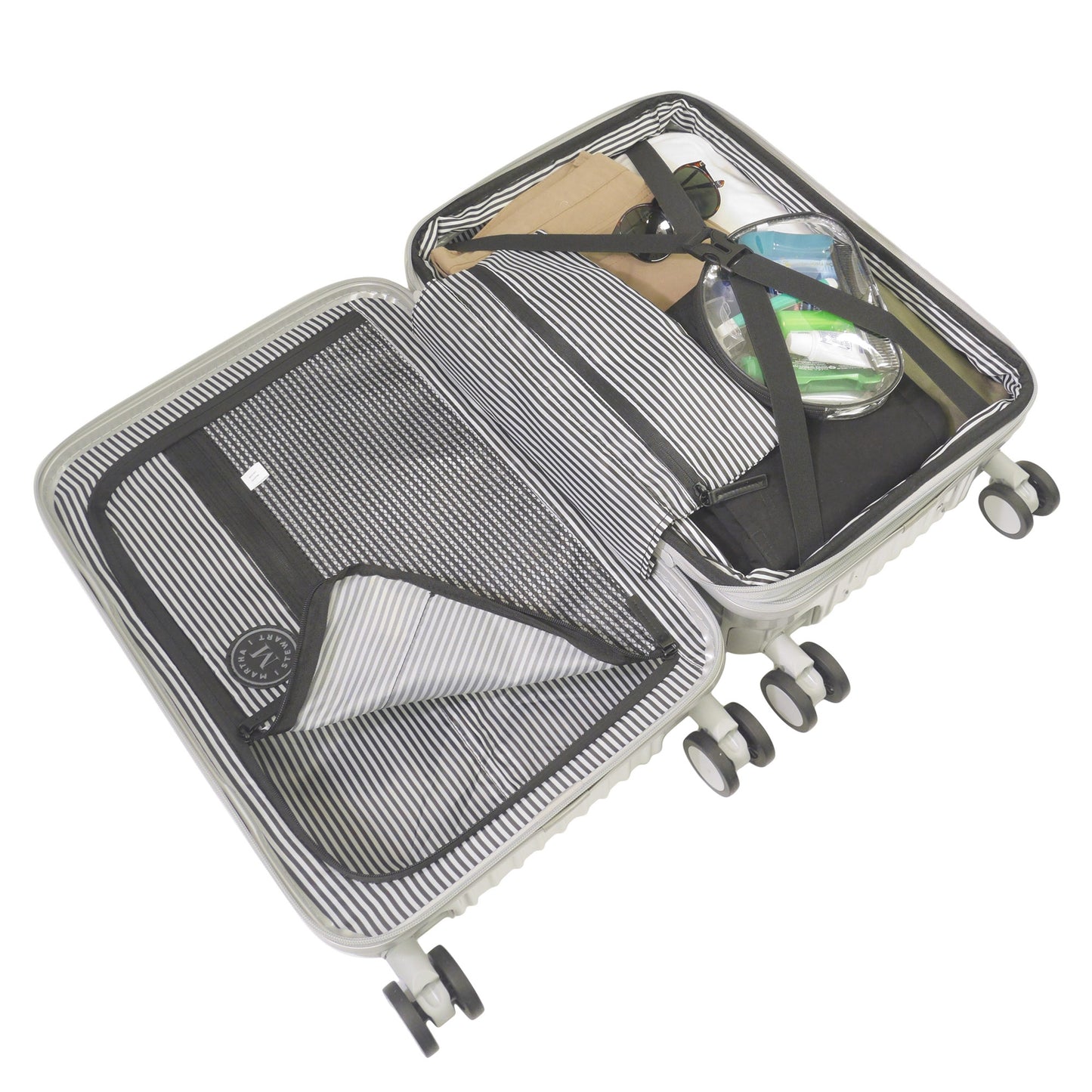 Martha Stewart The Bedford 3-Piece Hardcase Luggage Set