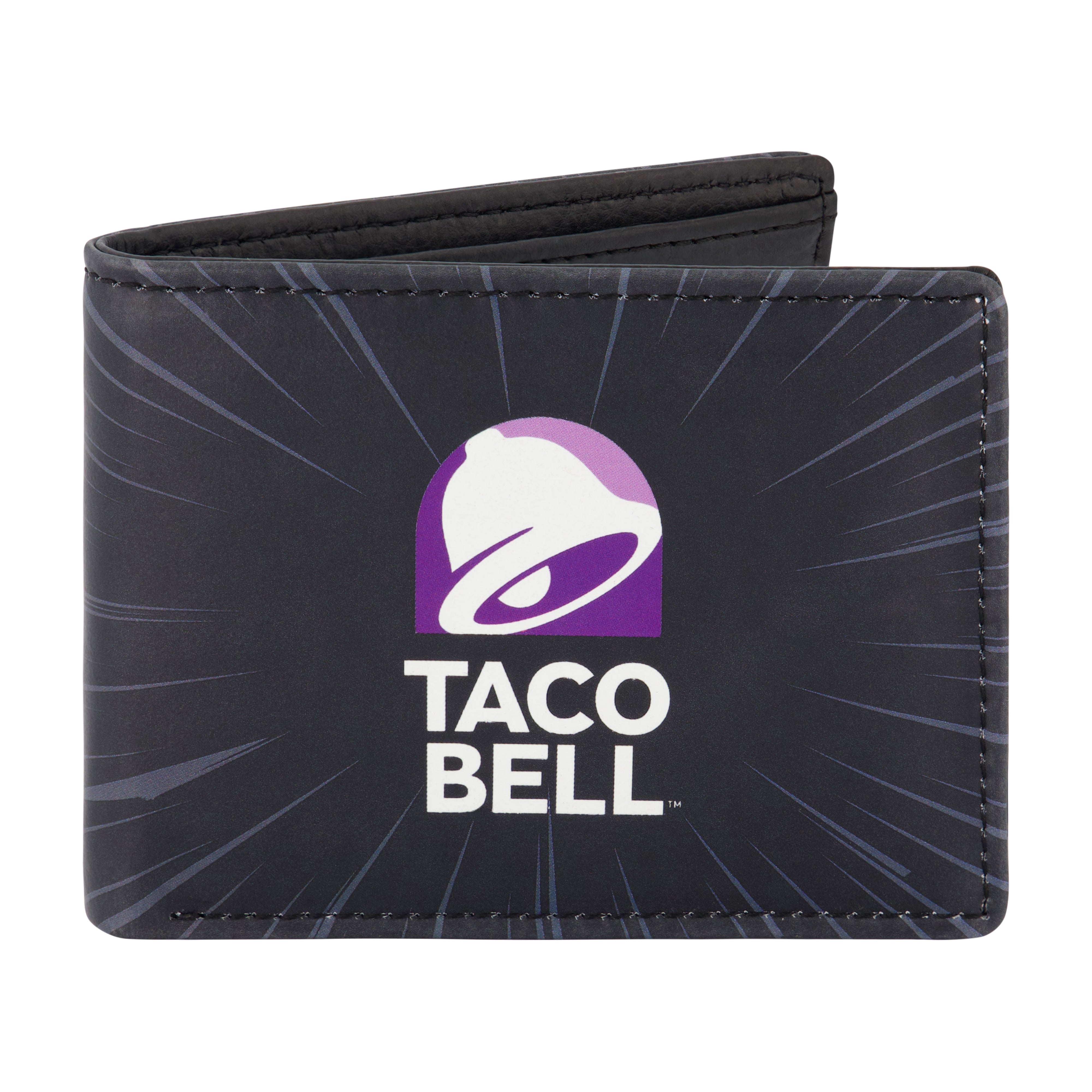 TACO BELL LOGO Bifold Wallet, Slim Wallet with Decorative Tin Unisex