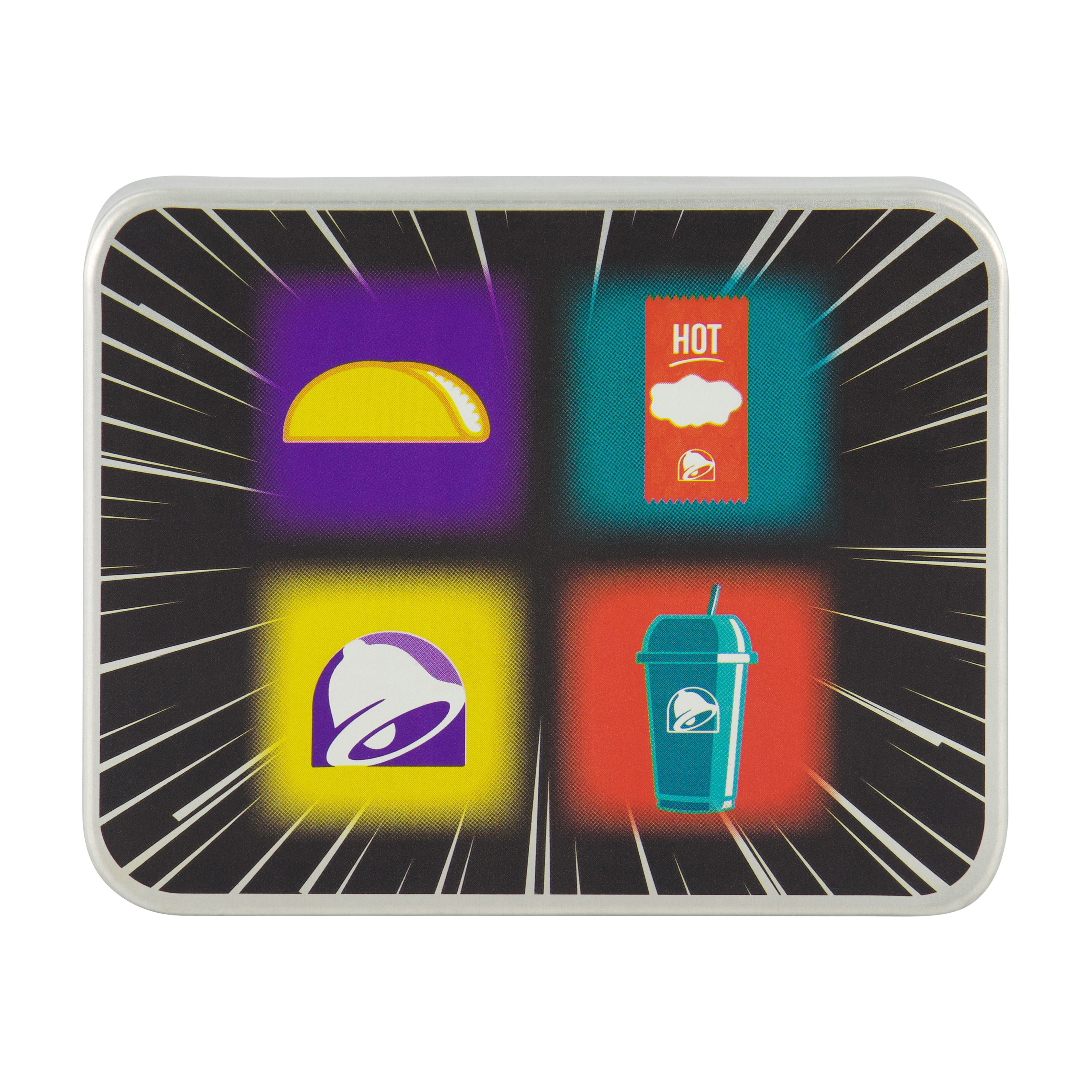 TACO BELL LOGO Bifold Wallet, Slim Wallet with Decorative Tin Unisex