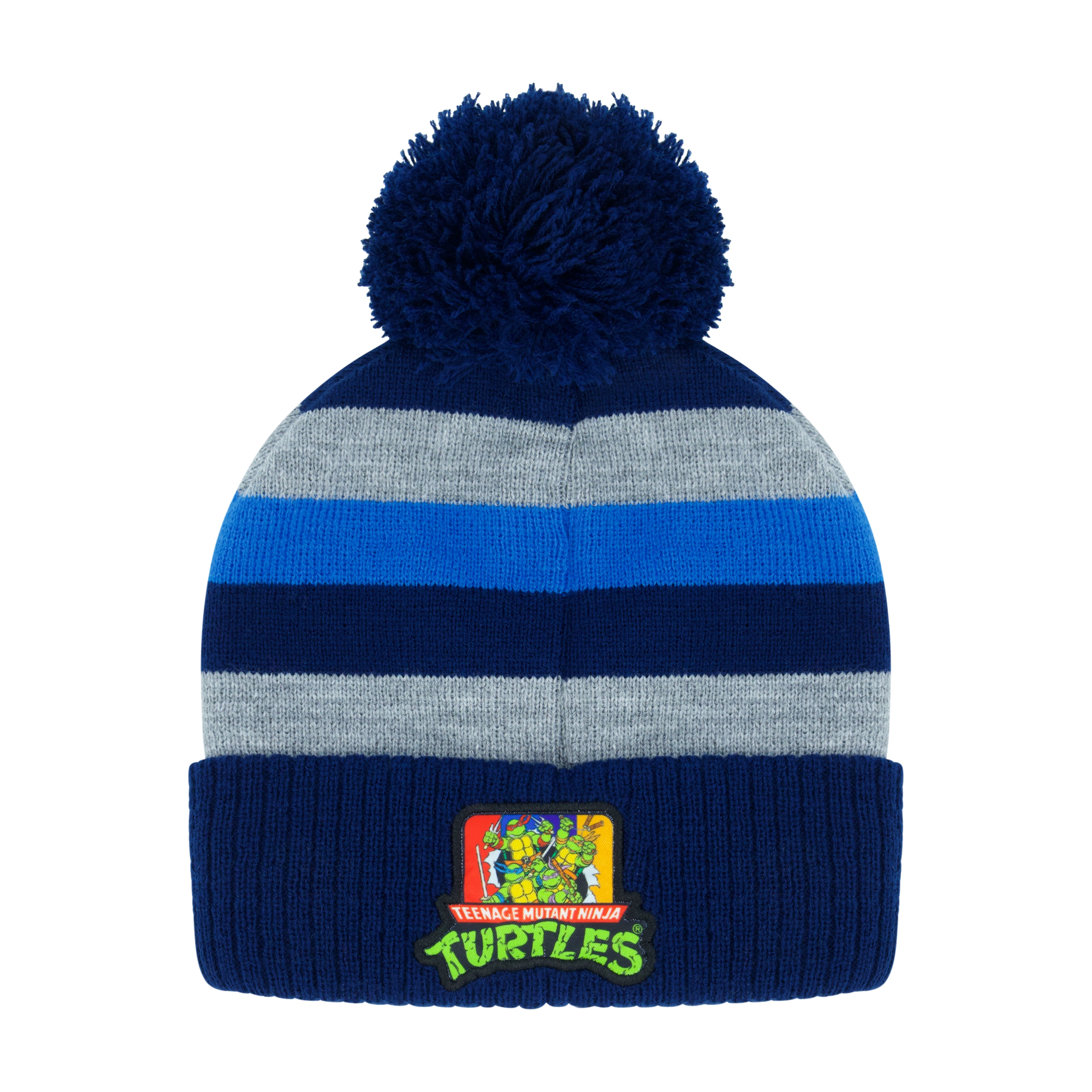 Concept One boys Teenage Mutant Ninja Turtles Beanie Hat and Gloves Set, Tmnt Kids Cuff Winter Knit Cap and Mittens