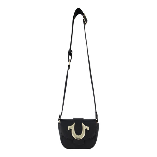 True Religion Mini Flap Crossbody, Black