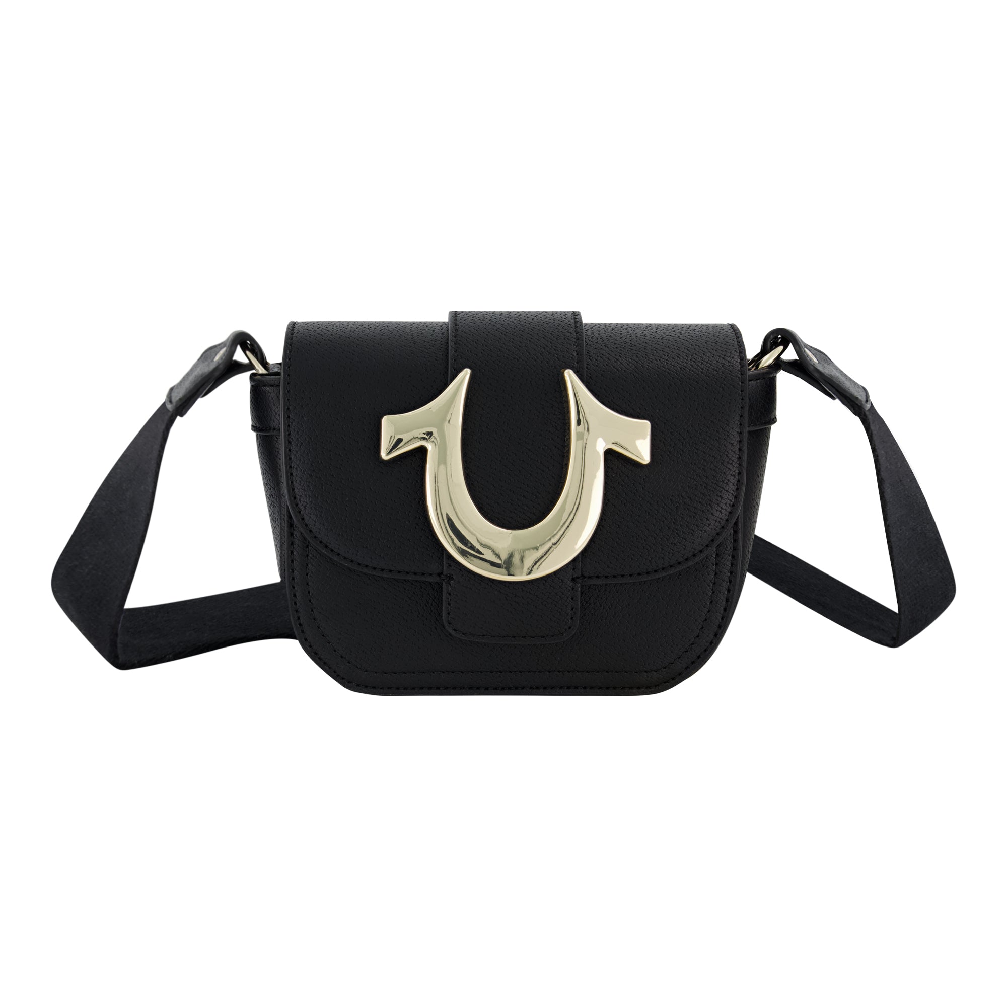 True Religion Mini Flap Crossbody, Black