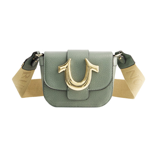 True Religion mini flap crossbody - sage