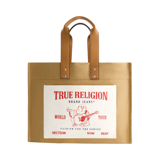 True Religion Tote, Tan