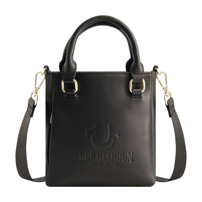 True Religion Mini Love Tote, Black