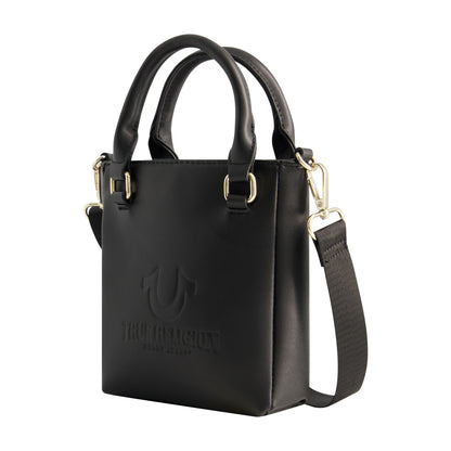 True Religion Mini Love Tote, Black