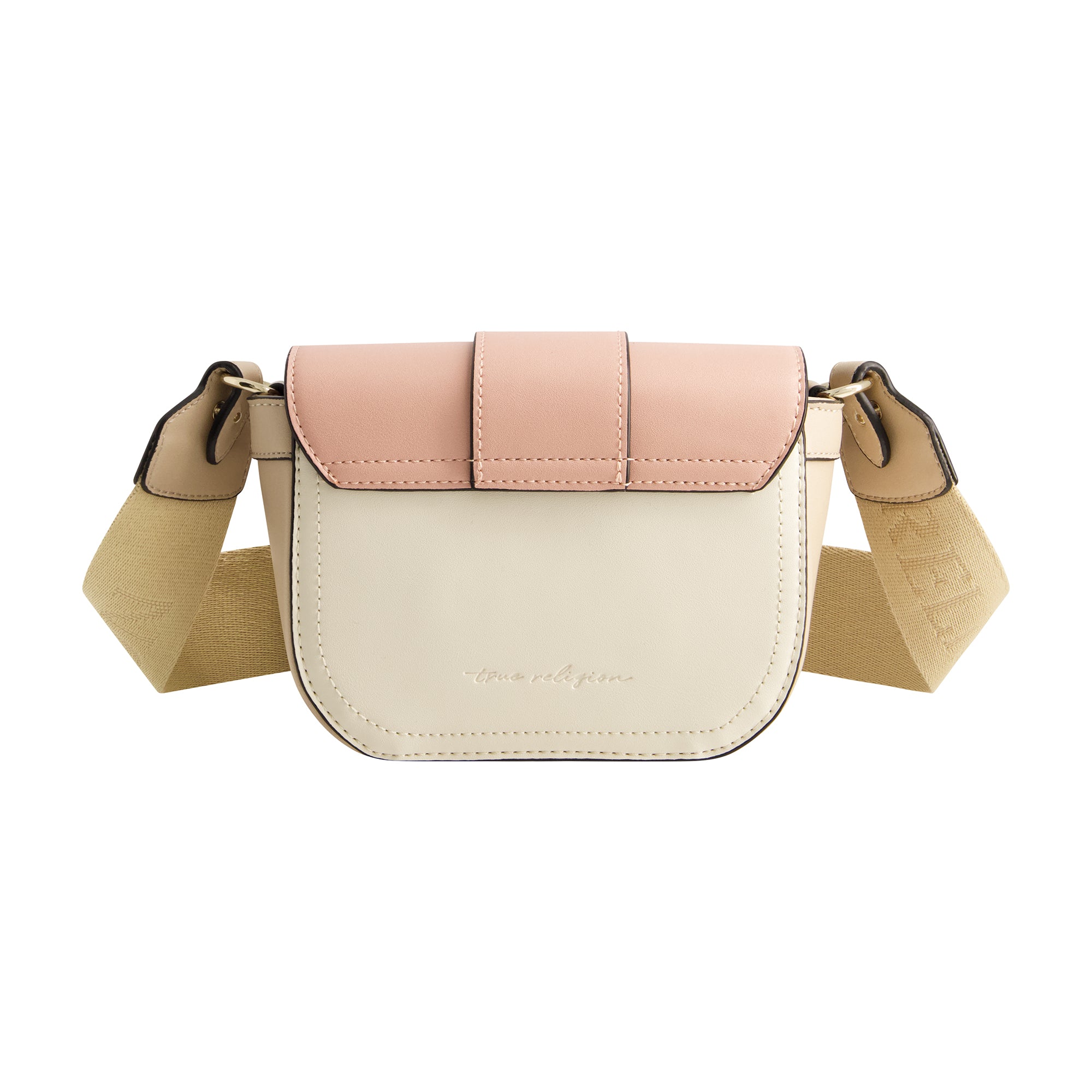 True Religion Color Block Crossbody, Port