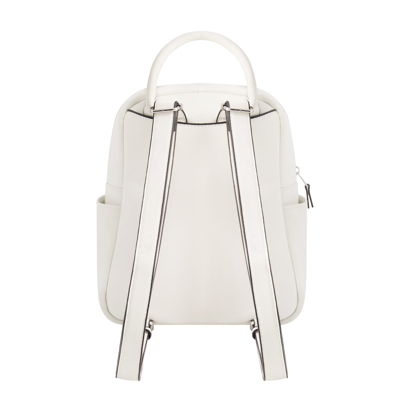 True Religion Studded Horseshoe Mini Backpack, White