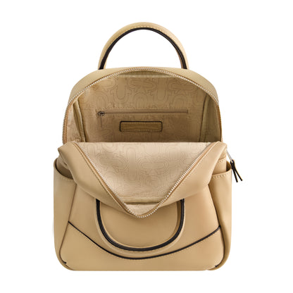 True Religion Studded Horseshoe Mini Backpack, Camel