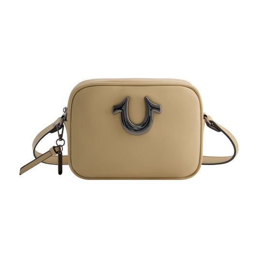 True Religion Horseshoe Camera Bag, CAMEL