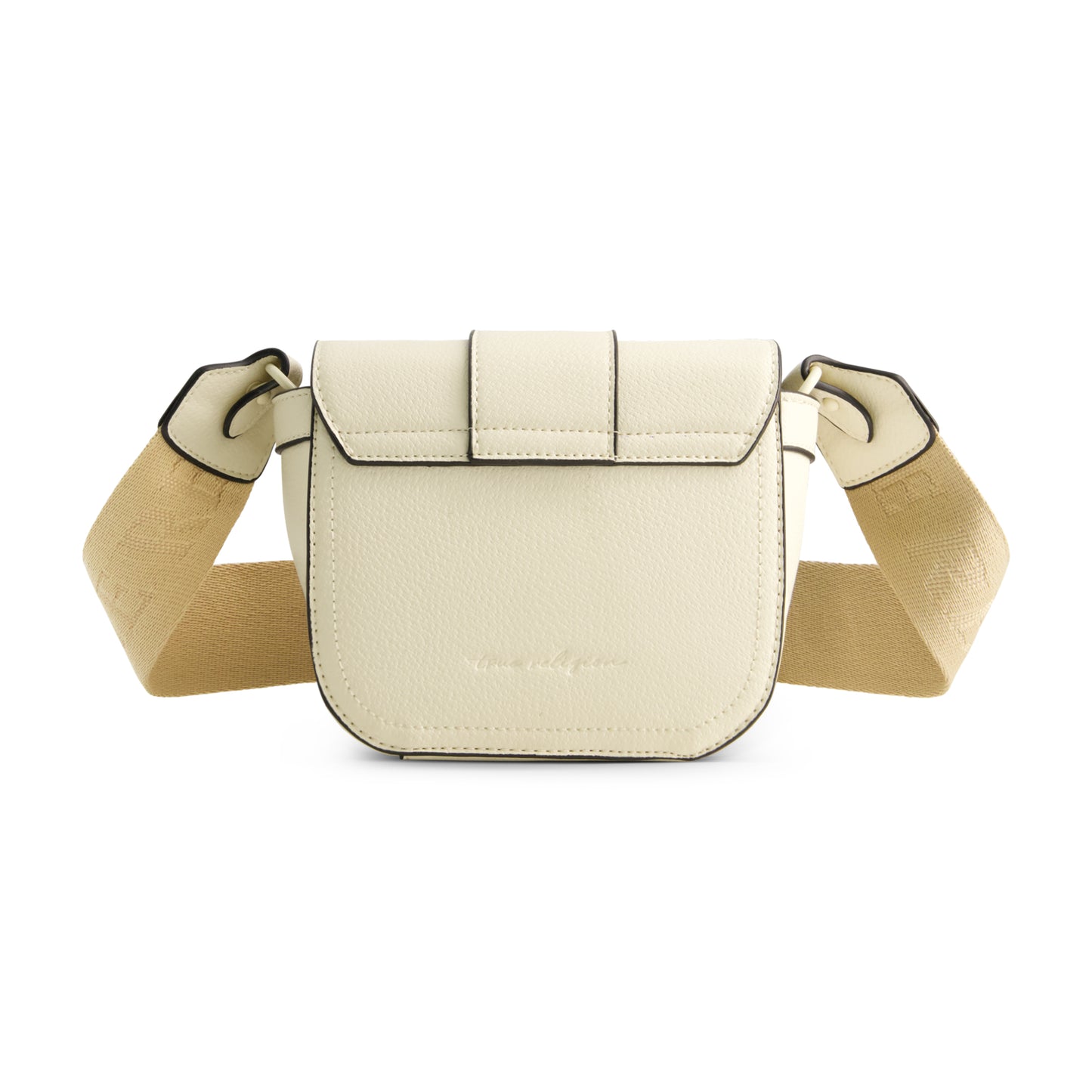 True Religion Coated Hardware Mini Crossbody, Ivory