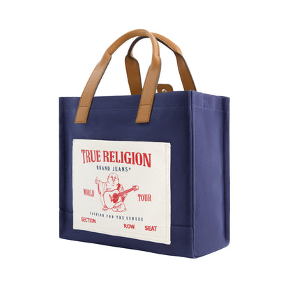 True Religion Medium Pocket Tote, Navy