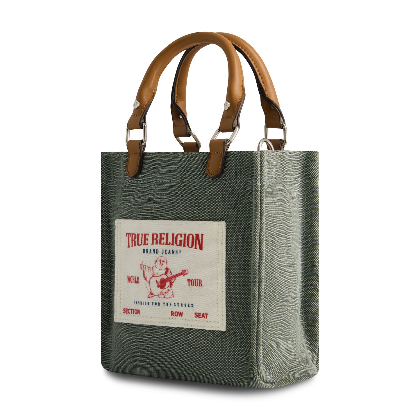 True Religion North South Buddha Pocket Tote, Sage