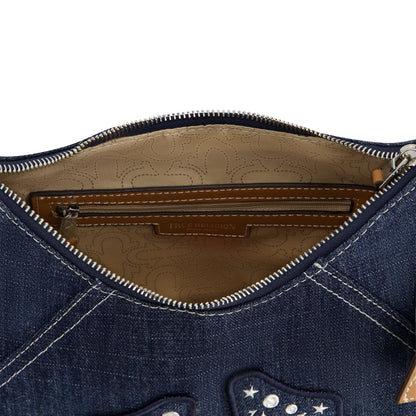 True Religion Strudded logo Denim Hobo, Denim