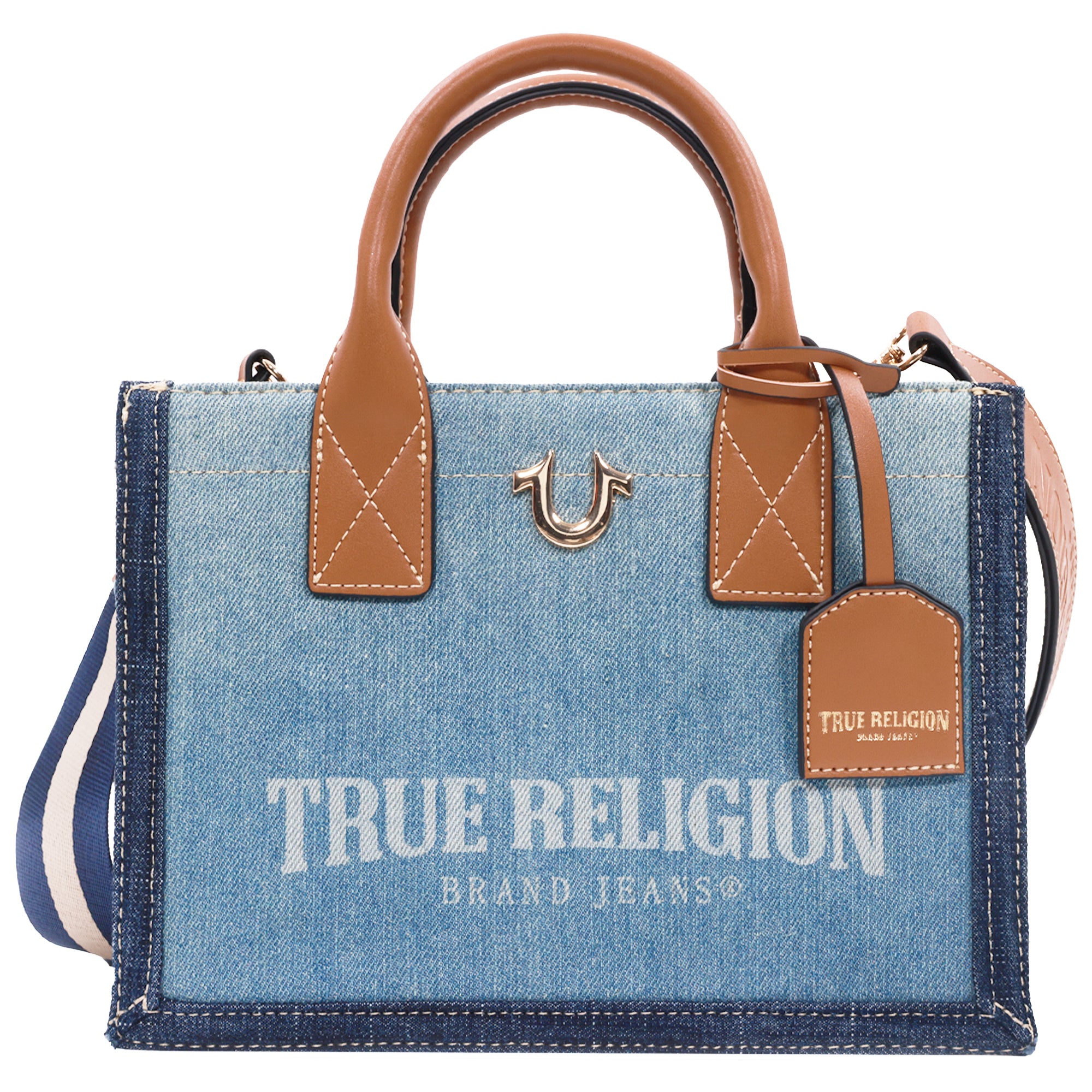 True Religion Modern Edge Denim Tote