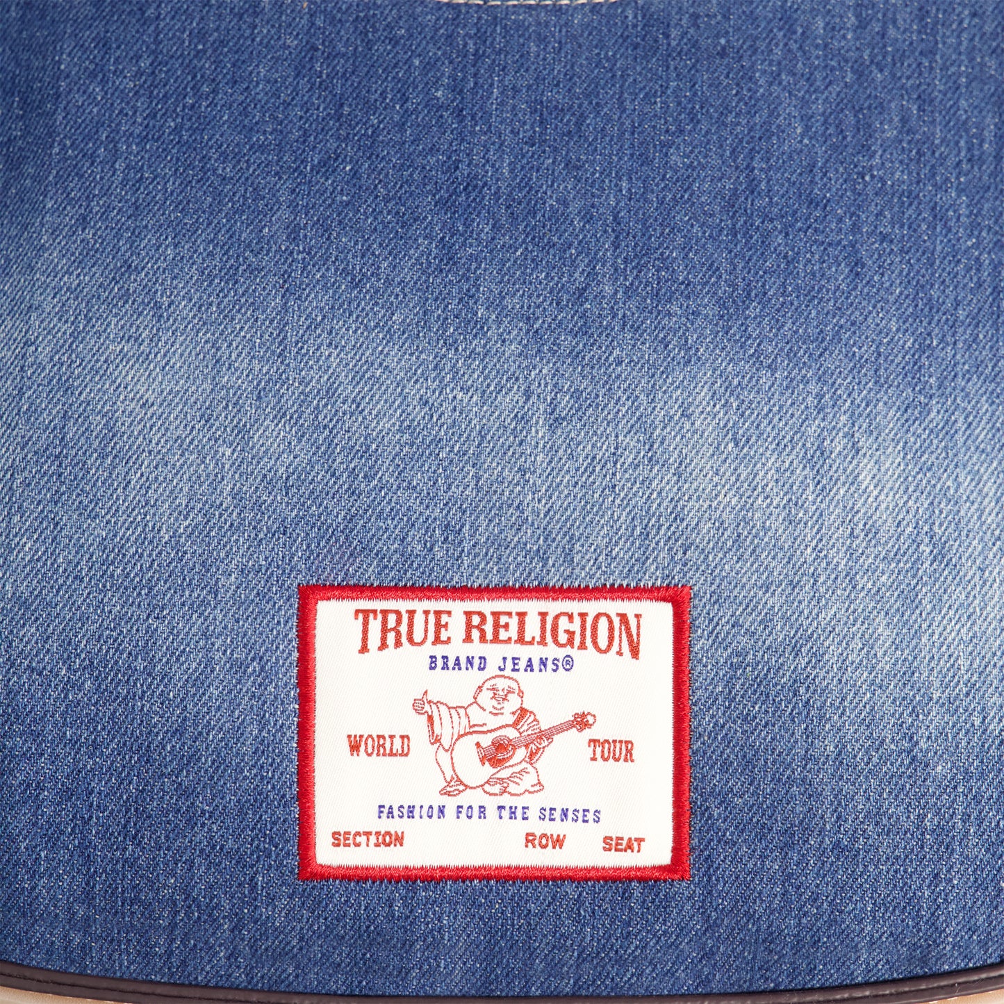 True Religion Horseshoe Pocket Medium Hobo, Denim