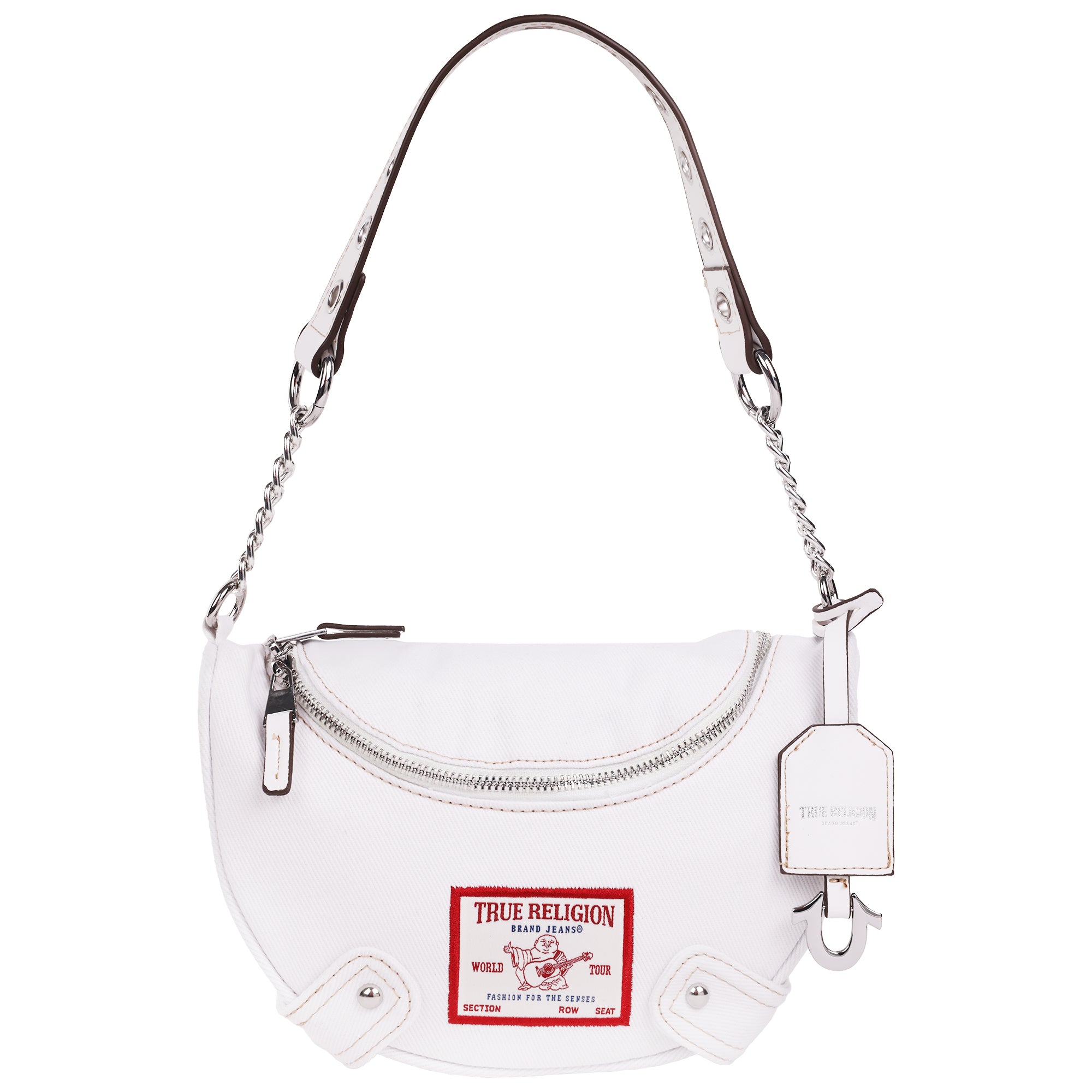True Religion Chain Handle Denim Hobo
