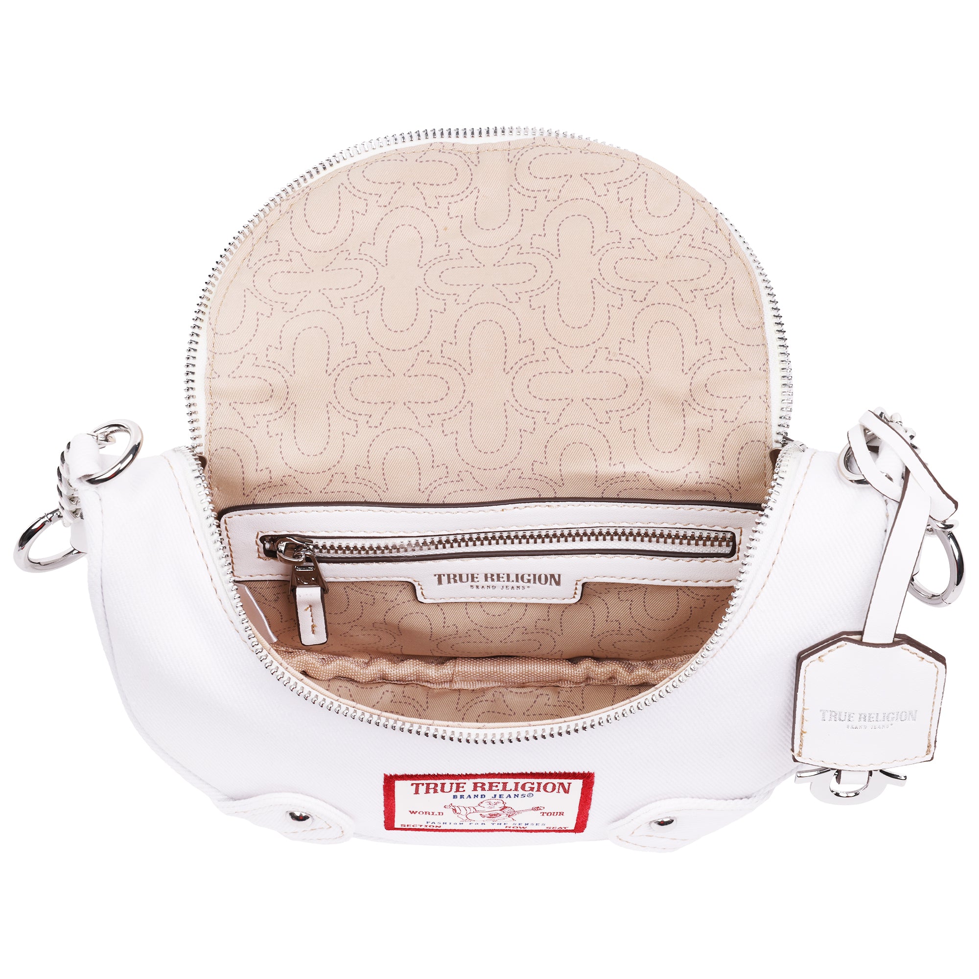 True Religion Chain Handle Denim Hobo