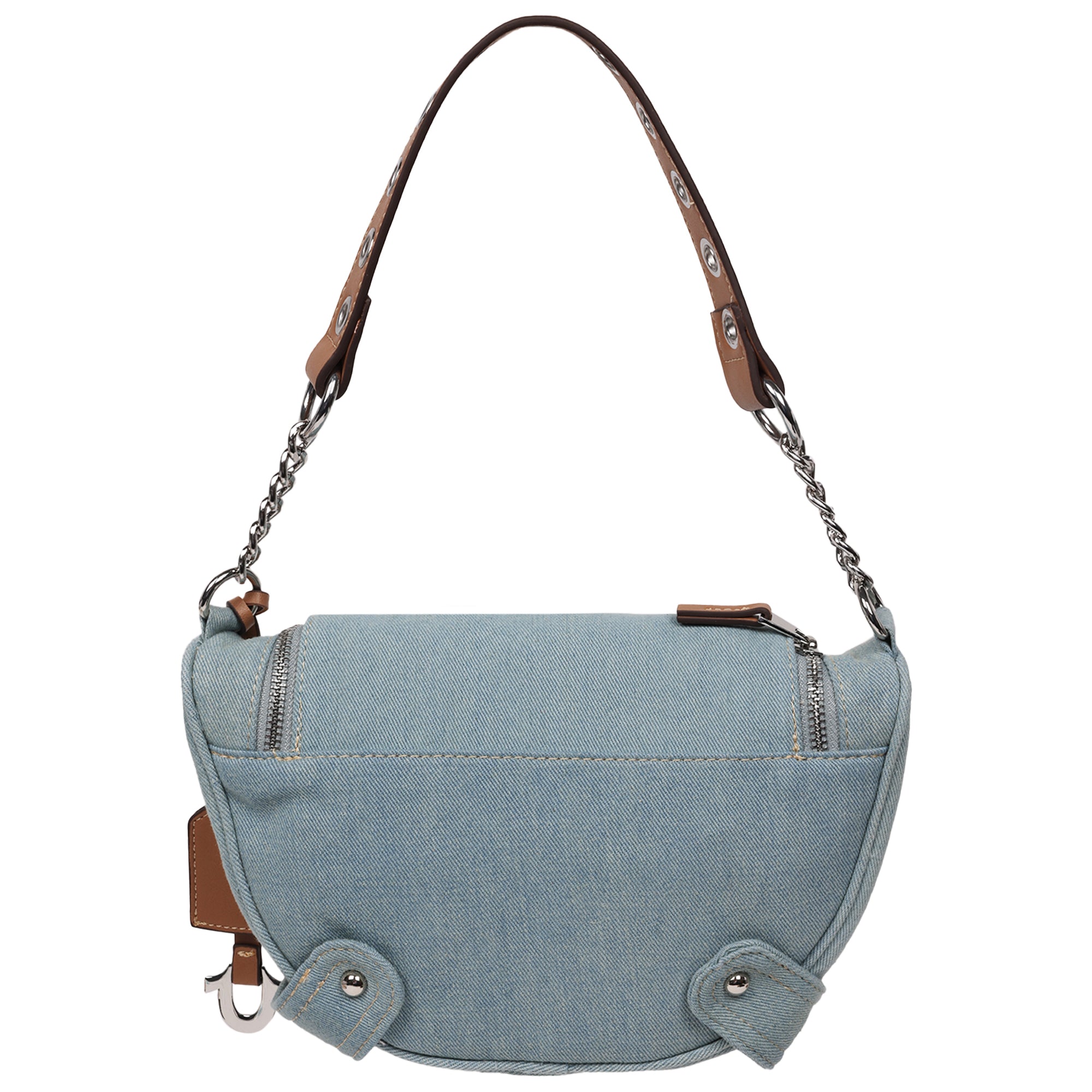 True Religion Chain Handle Denim Hobo