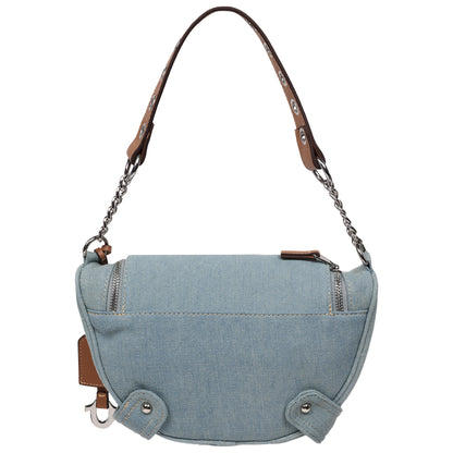 True Religion Chain Handle Denim Hobo