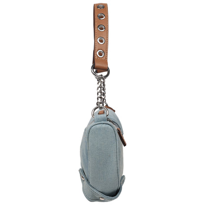 True Religion Chain Handle Denim Hobo