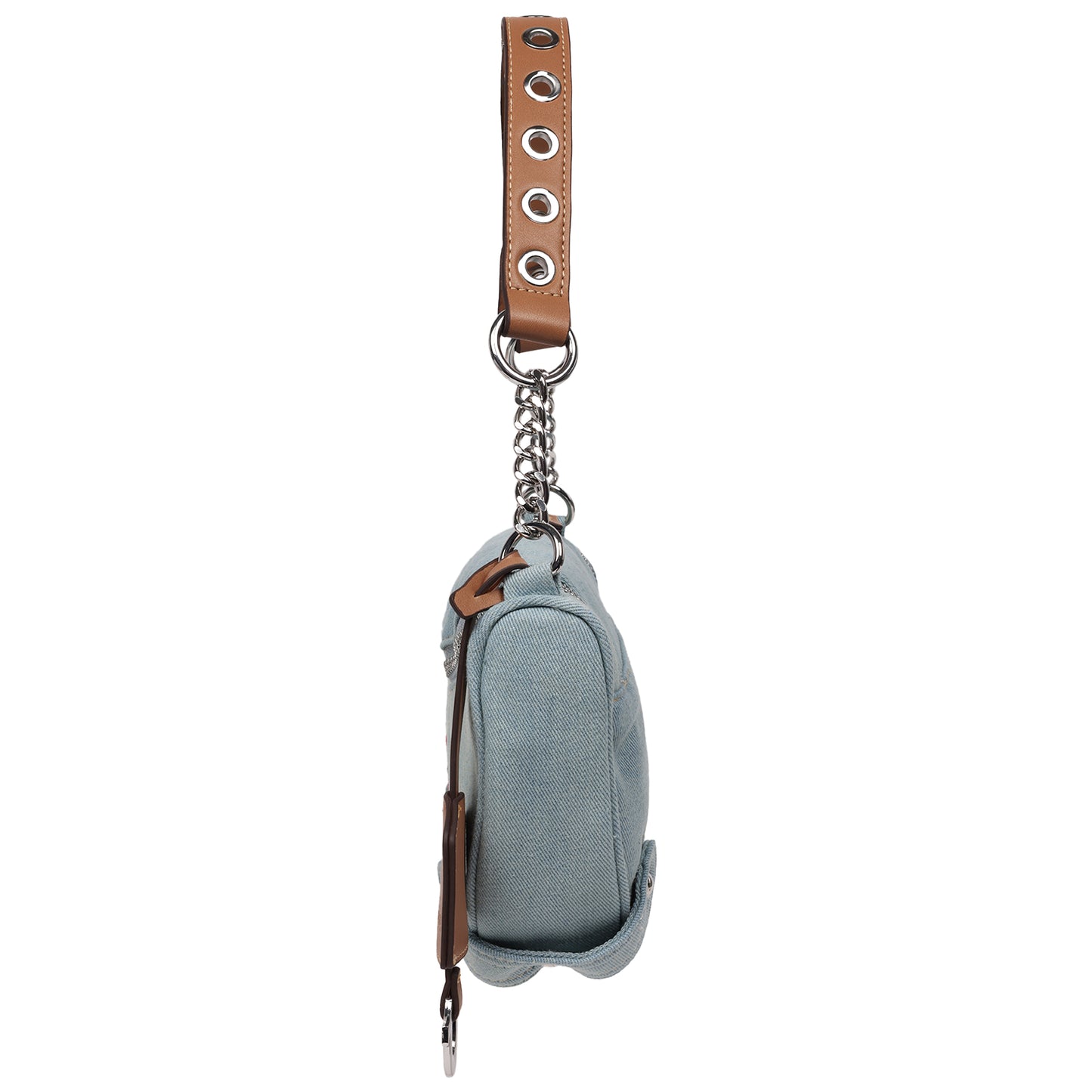 True Religion Chain Handle Denim Hobo