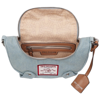 True Religion Chain Handle Denim Hobo