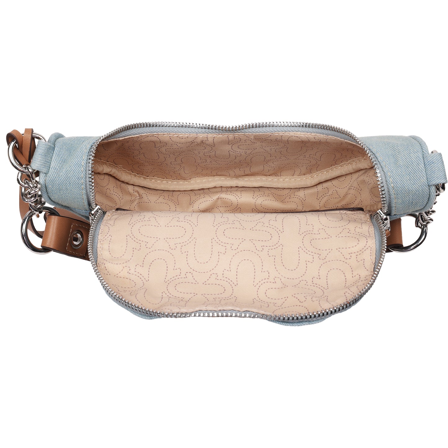 True Religion Chain Handle Denim Hobo