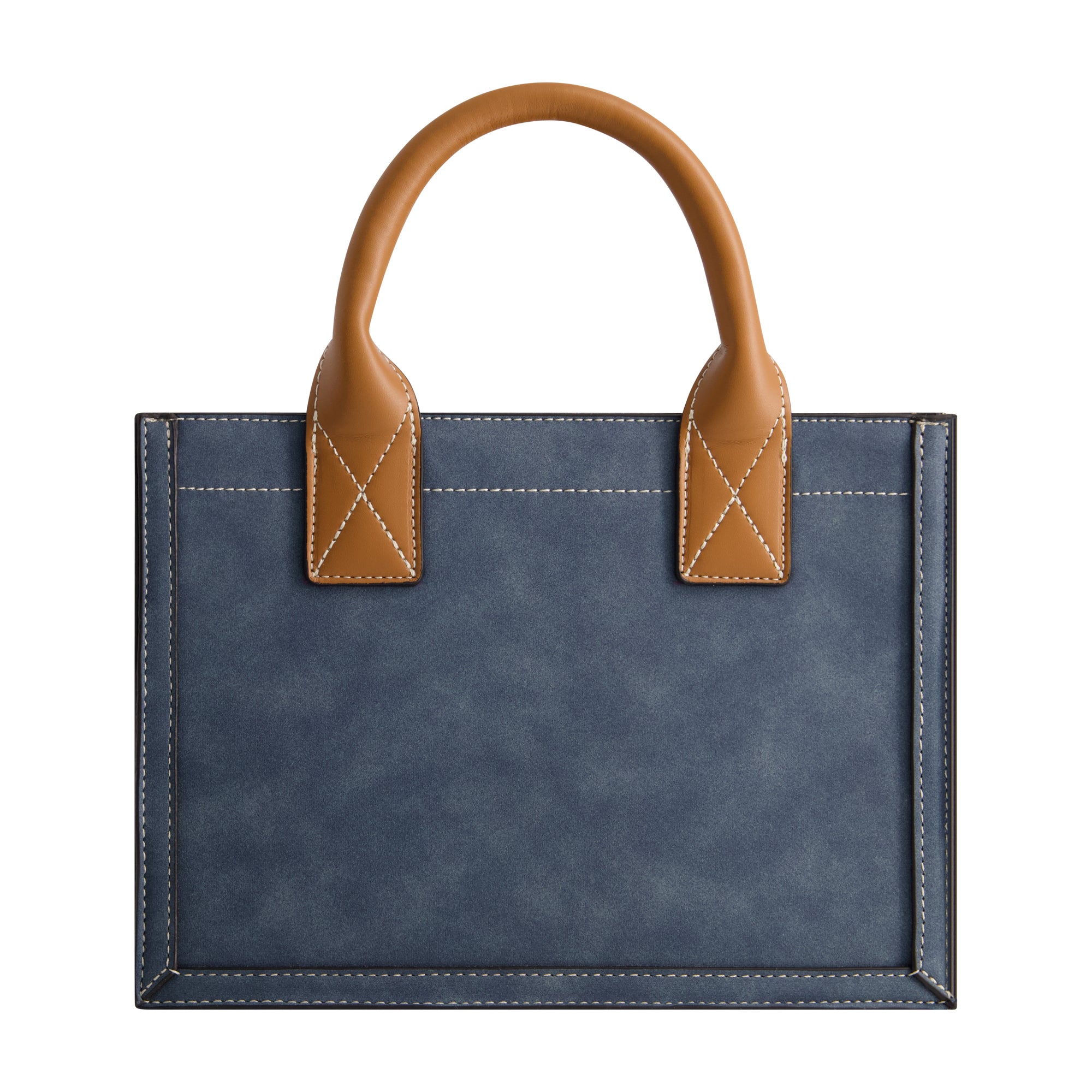 True Religion Modern Edge Suede Tote, Blue
