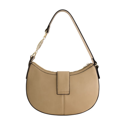 True Religion Horseshoe Strap Crescent Hobo, CAMEL