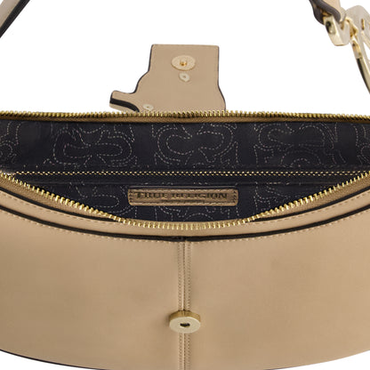 True Religion Horseshoe Strap Crescent Hobo, CAMEL