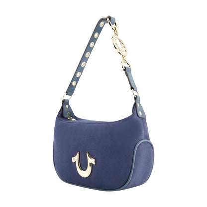 True Religion Horseshoe Link eyelet Hobo, Blue