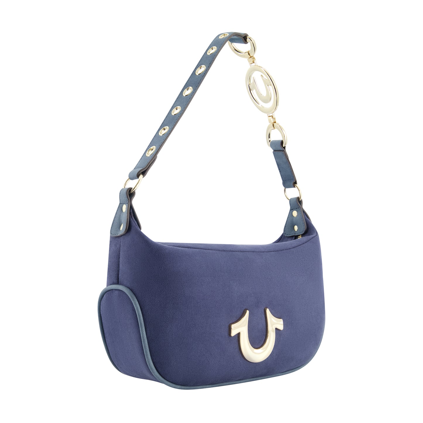 True Religion Horseshoe Link eyelet Hobo, Blue