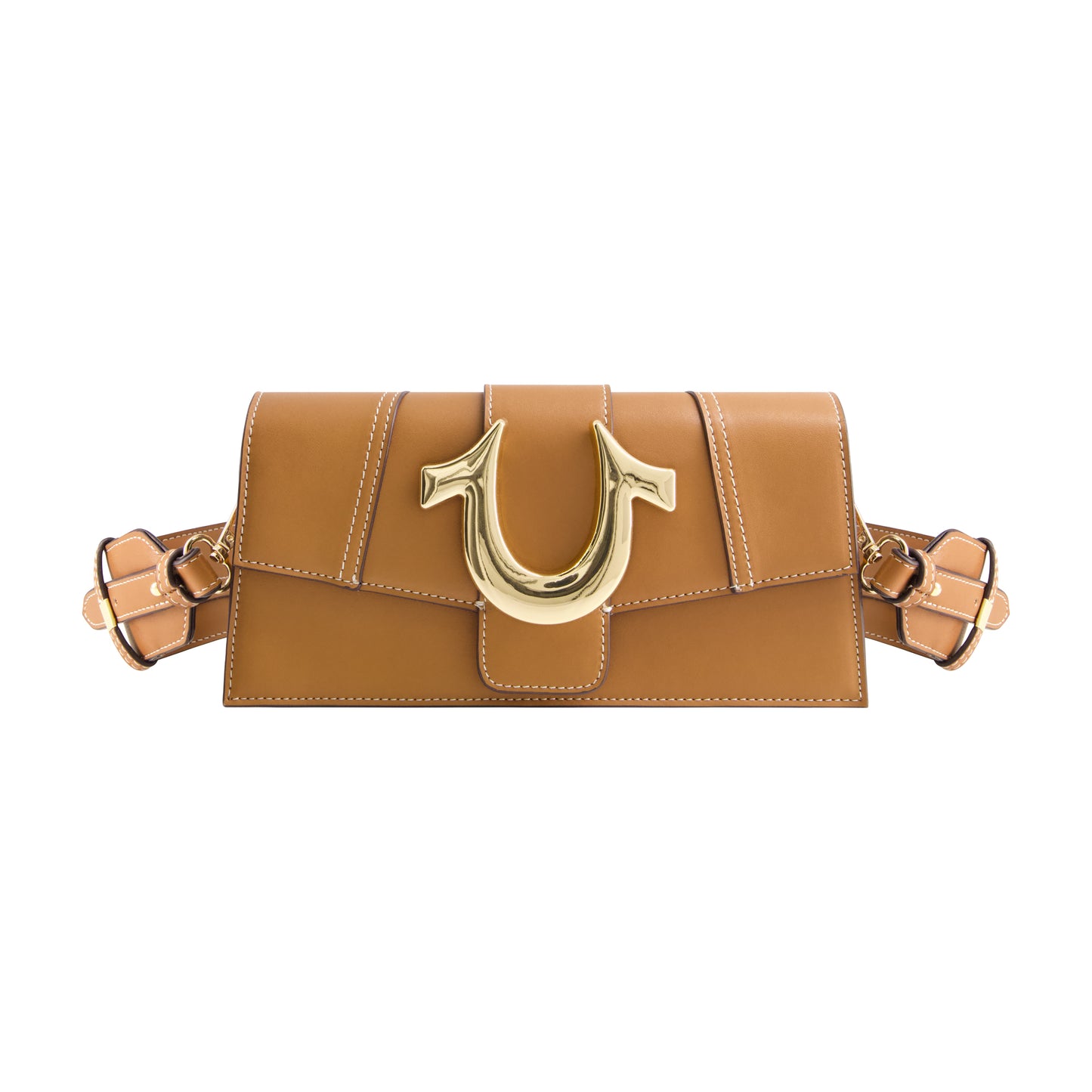 True Religion Horseshoe Small Flap, Cognac