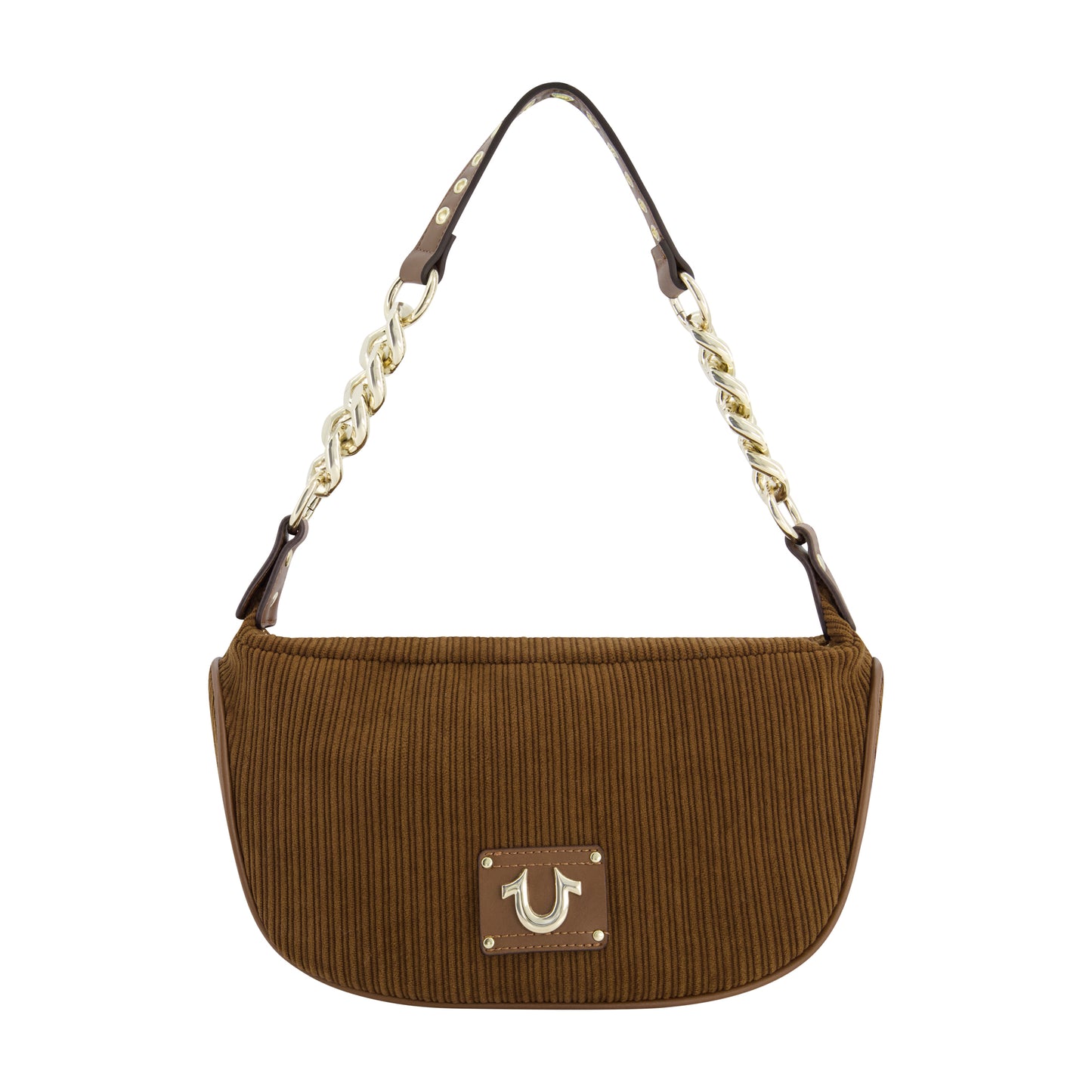 True Religion Corduroy chain Hobo, Brown