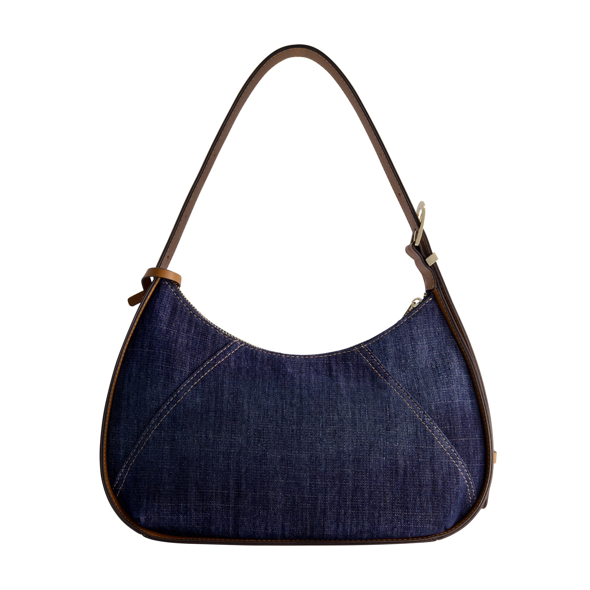 True Religion Metal Horseshoe Denim Hobo, DARK DENIM