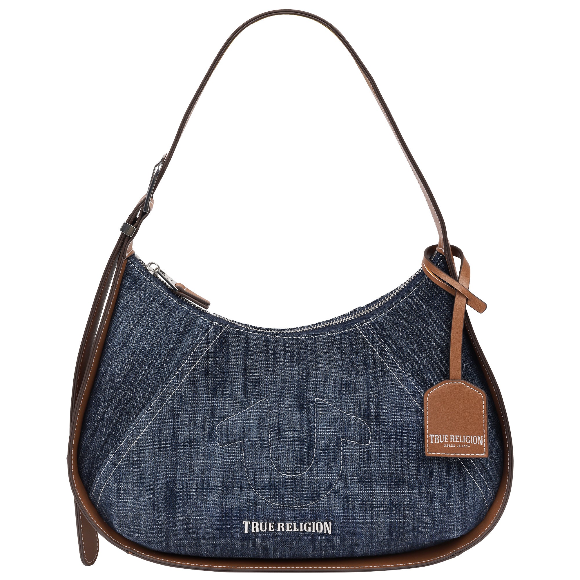 True Religion Denim Raised Horseshoe Hobo