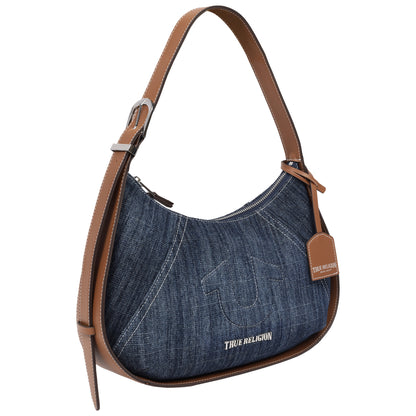 True Religion Denim Raised Horseshoe Hobo