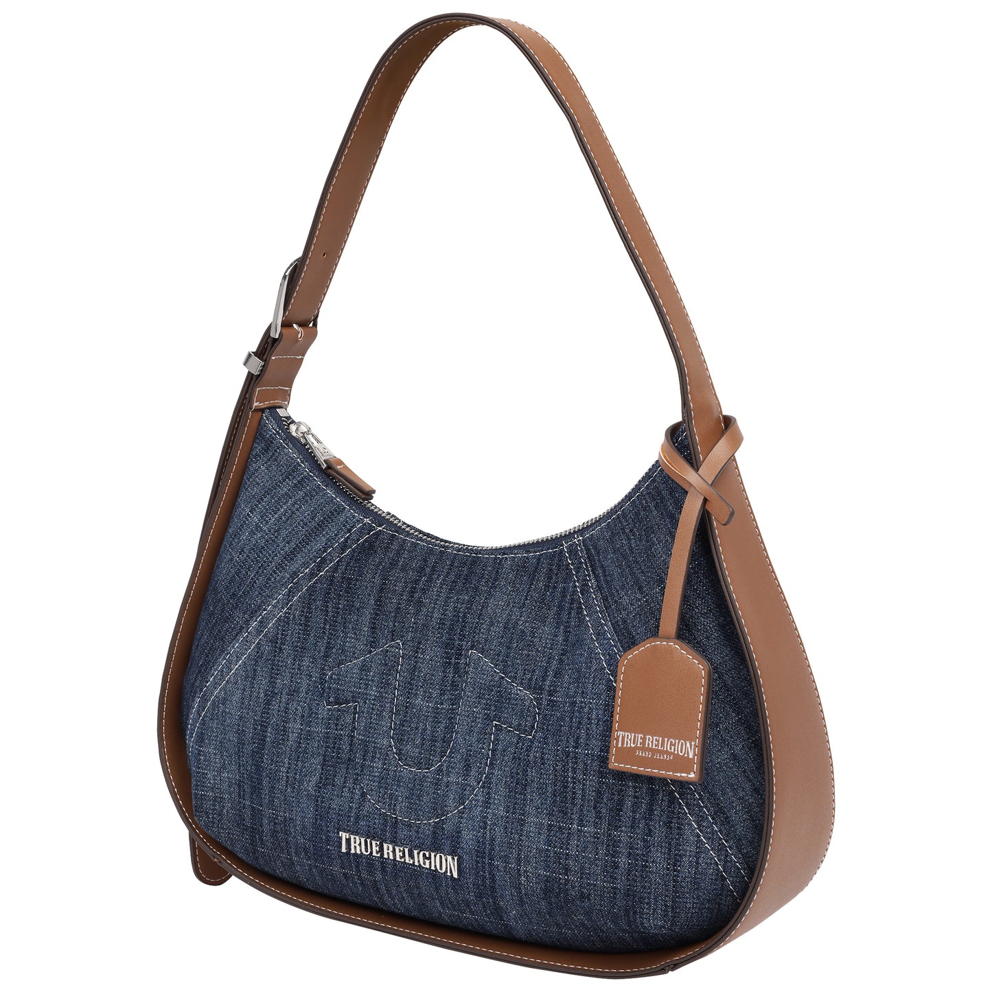 True Religion Denim Raised Horseshoe Hobo