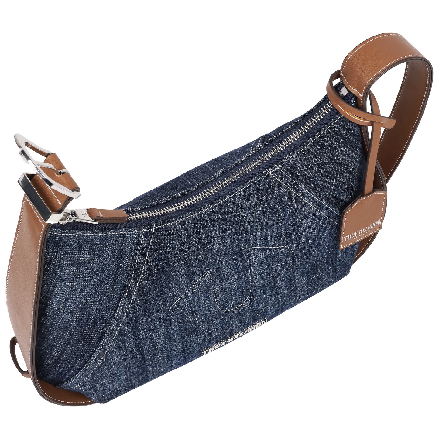 True Religion Denim Raised Horseshoe Hobo