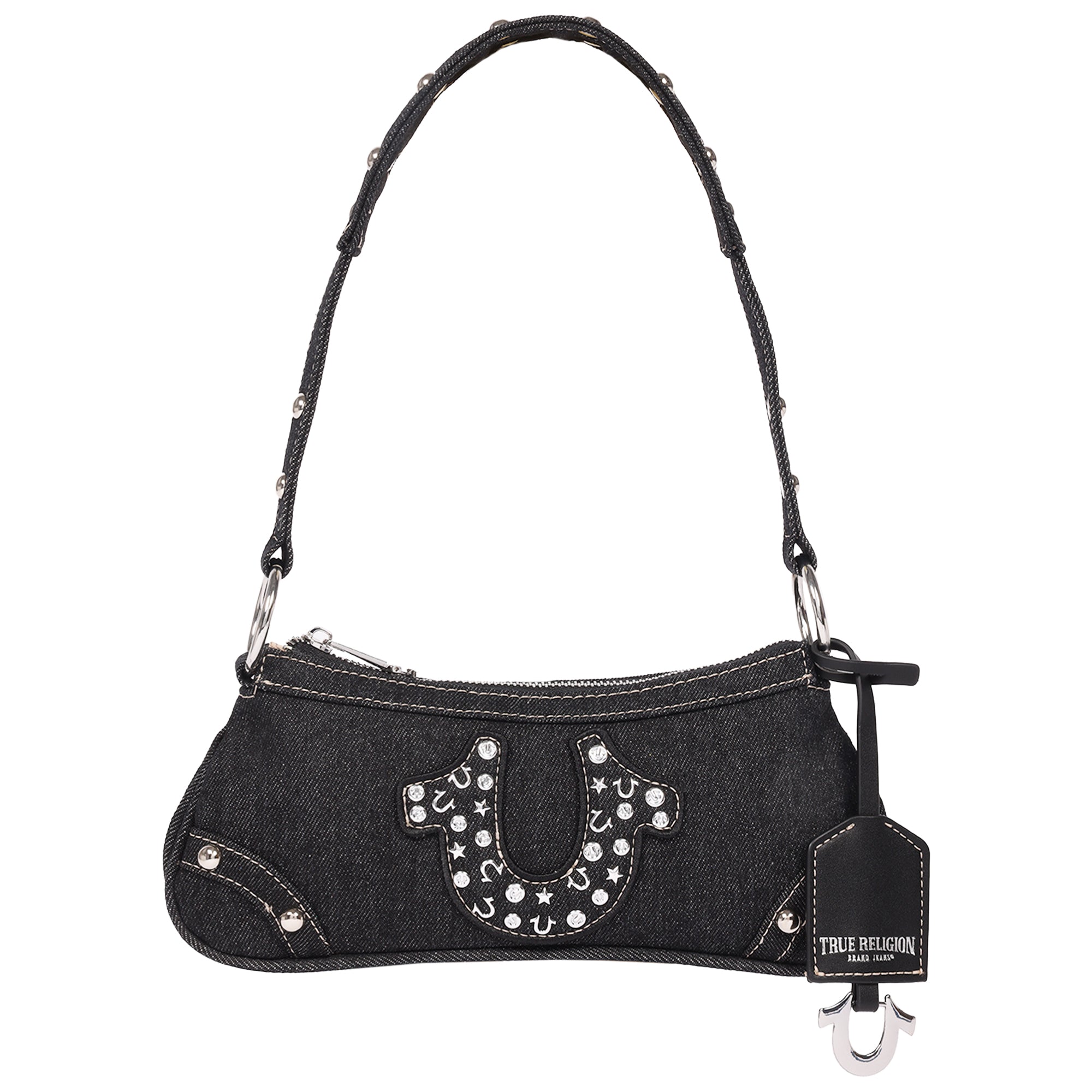 True Religion Horseshoe Denim shoulder bag