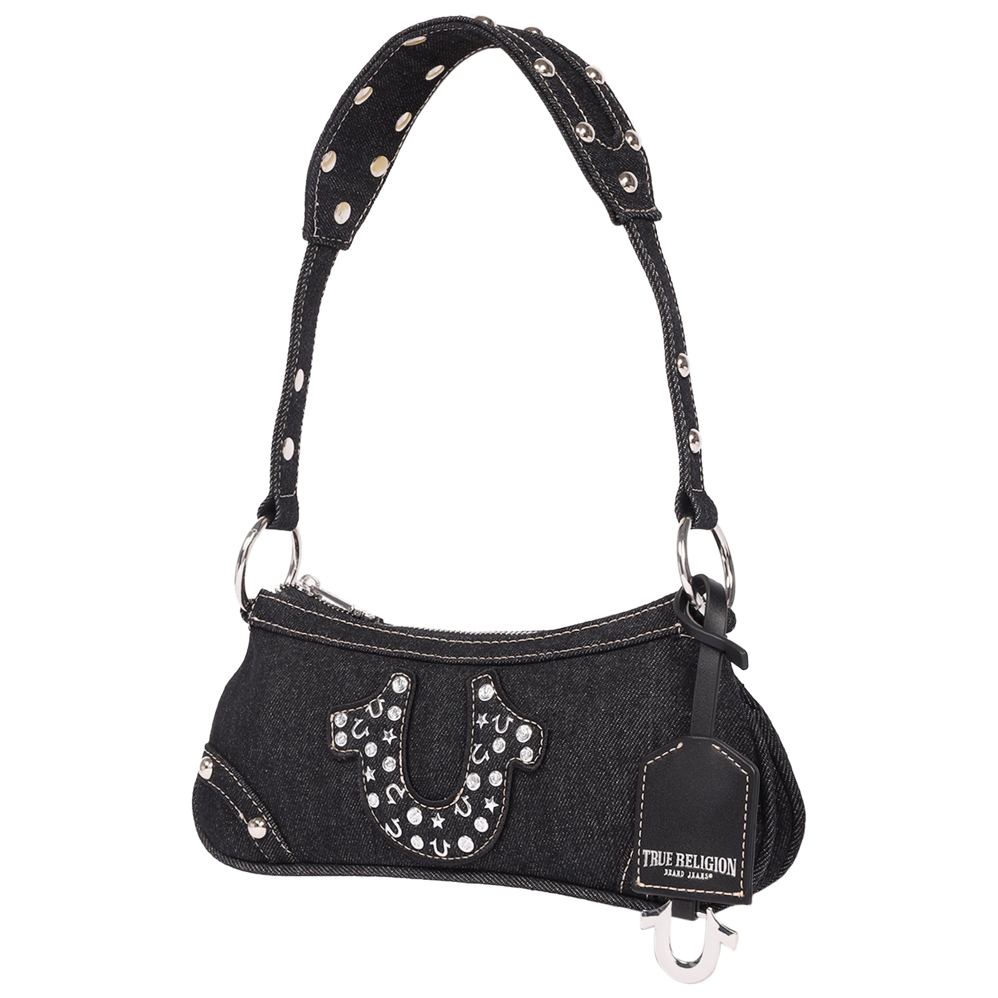 True Religion Horseshoe Denim shoulder bag