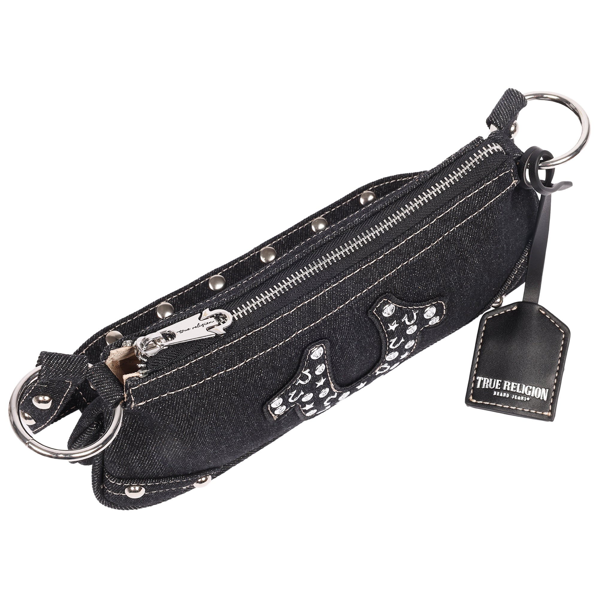 True Religion Horseshoe Denim shoulder bag