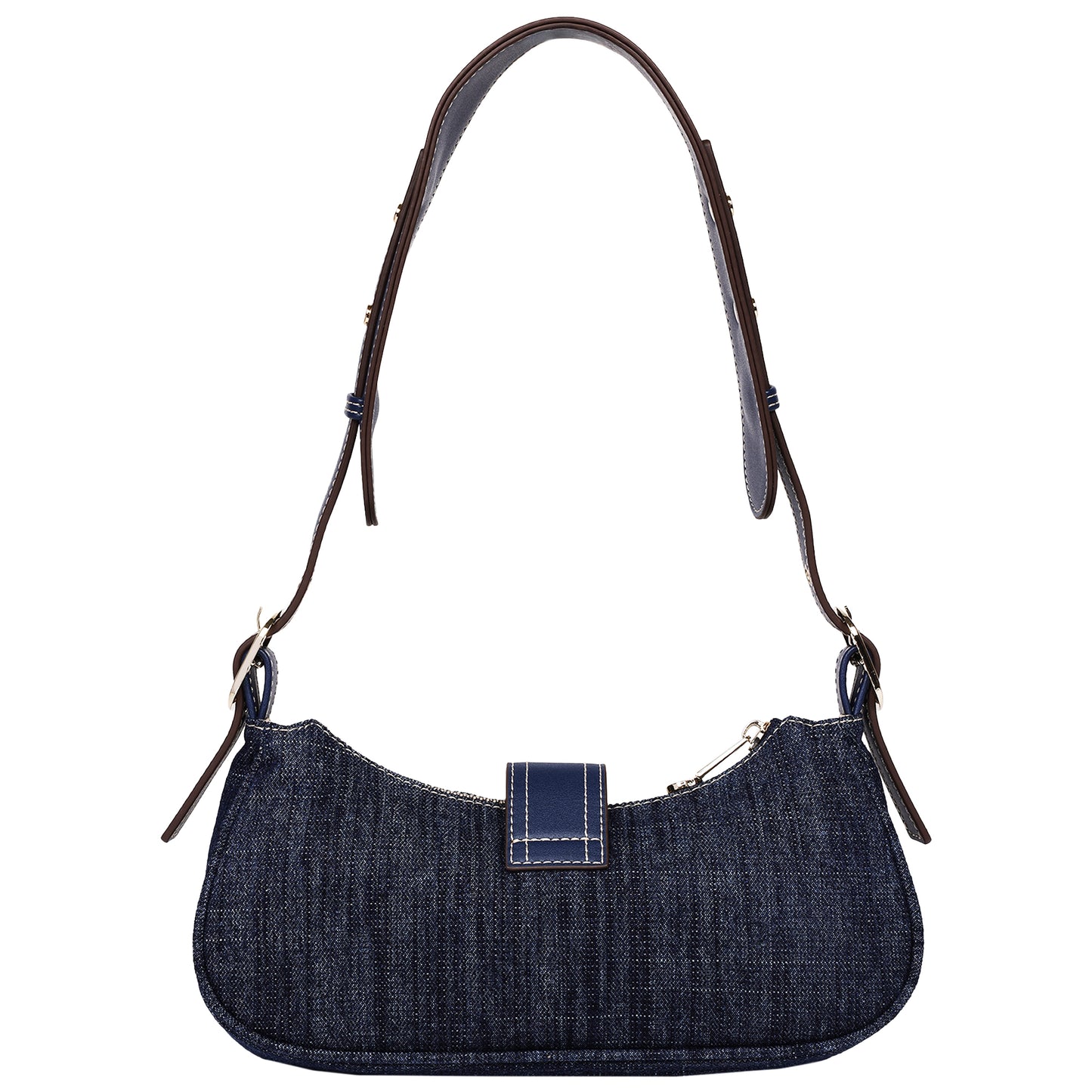 True Religion Multi-Strap Denim Shoulder Bag